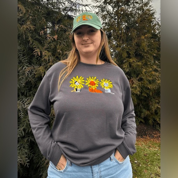 🆕 Black Eyed Susan Cats (Charcoal) / Crew
Sweatshirt - Picture 2 of 4